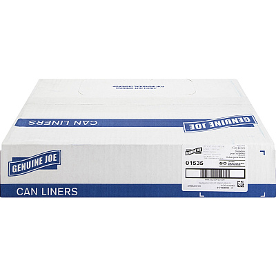 Genuine Joe Heavy-Duty Trash Can Liners (GJO01535PL)