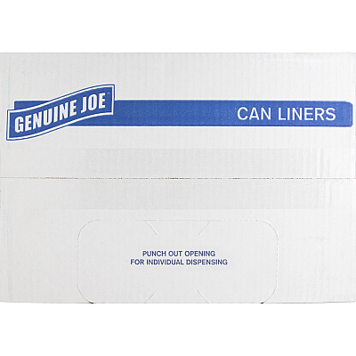 Genuine Joe Heavy-Duty Trash Can Liners (GJO01535PL)