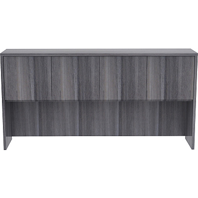 Lorell Essentials Series Stack-on Hutch with Doors (LLR69557)
