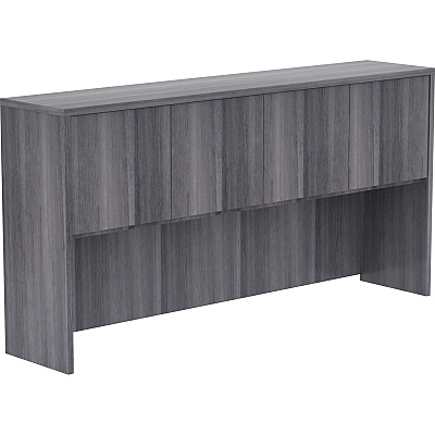 Lorell Essentials Series Stack-on Hutch with Doors (LLR69557)