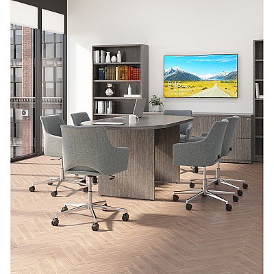 Lorell Essentials Oval Conference Table (LLR69569)