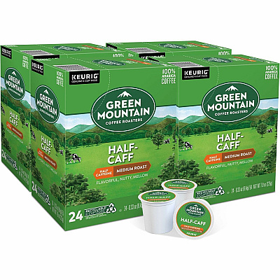 Green Mountain Coffee Roasters K-Cup Half-Caff Coffee (GMT6999CT)