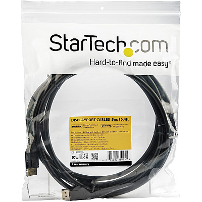 StarTech 16ft Certified 8k Displayport 1.4 Cable (DP14MM5M)