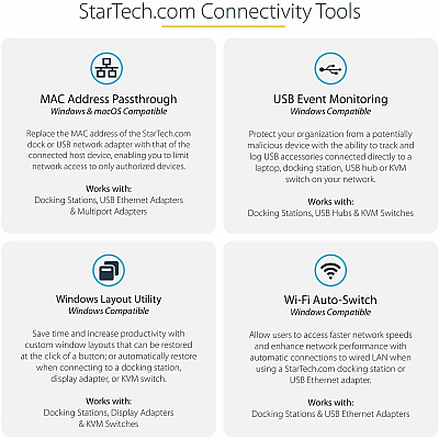 StarTech 4k Usb-c Dock, Triple Uhd 4k Monitor Docking Station, Mac & Windows, Usb C To Hdmi & Displayport, 100w Power Delivery, 5x Usb 5gbps Hub (DK30CH2DEP)