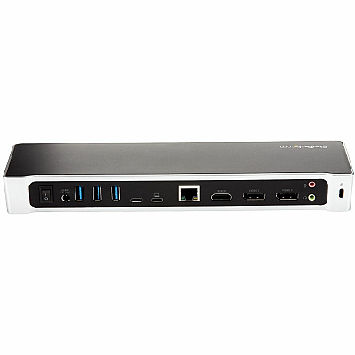 StarTech 4k Usb-c Dock, Triple Uhd 4k Monitor Docking Station, Mac & Windows, Usb C To Hdmi & Displayport, 100w Power Delivery, 5x Usb 5gbps Hub (DK30CH2DEP)