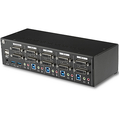 StarTech 4 Port Dual Monitor Dvi Kvm Switch 1440p (SV431DL2DU3A)