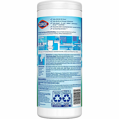 Clorox Disinfecting Cleaning Wipes (CLO01593PL)