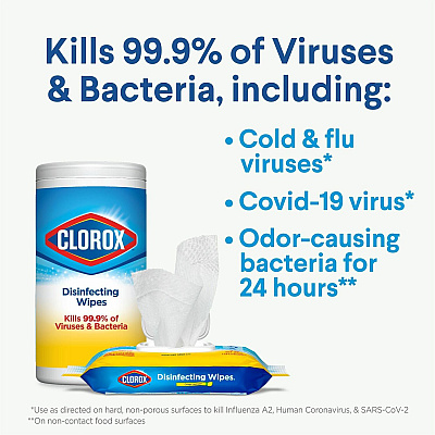Clorox Disinfecting Cleaning Wipes (CLO01594PL)