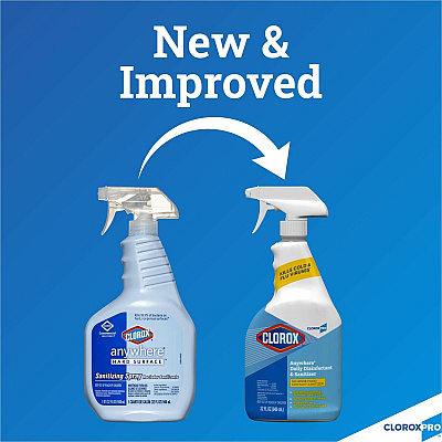 CloroxPro Anywhere Daily Disinfectant and Sanitizer (CLO01698PL)
