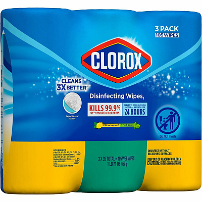 Clorox Disinfecting Cleaning Wipes Value Pack (CLO30112PL)