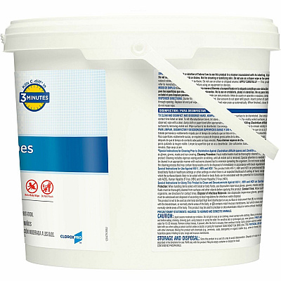 Clorox Healthcare Bleach Germicidal Wipes (CLO30358PL)