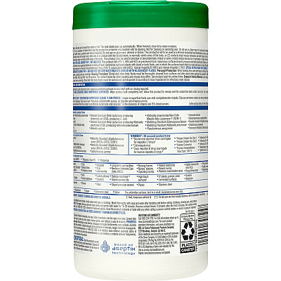 Clorox Healthcare Hydrogen Peroxide Cleaner Disinfectant Wipes (CLO30825CT)