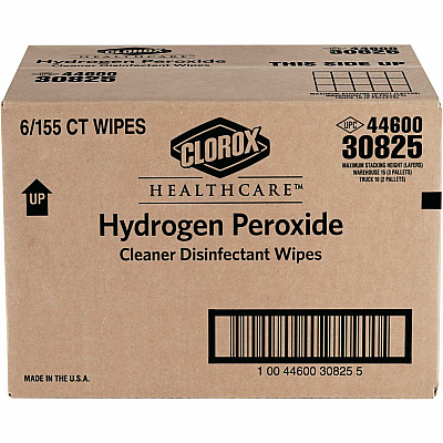Clorox Healthcare Hydrogen Peroxide Cleaner Disinfectant Wipes (CLO30825PL)