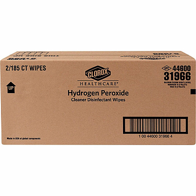 Clorox Healthcare Hydrogen Peroxide Cleaner Disinfectant Wipes (CLO30826BD)