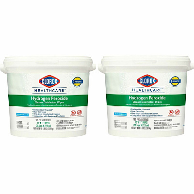 Clorox Healthcare Hydrogen Peroxide Cleaner Disinfectant Wipes (CLO30826CT)