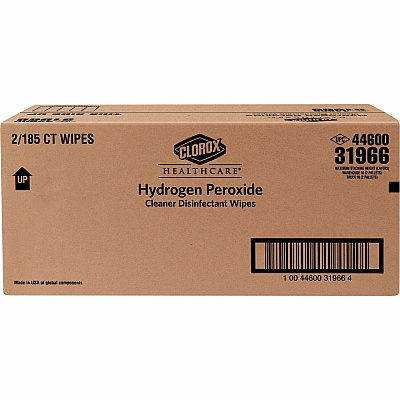Clorox Healthcare Hydrogen Peroxide Cleaner Disinfectant Wipes (CLO30826CT)