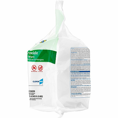 Clorox Healthcare Hydrogen Peroxide Cleaner Disinfectant Wipes (CLO30827PL)