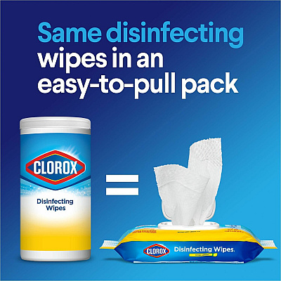 Clorox Disinfecting Cleaning Wipes (CLO31404CT)