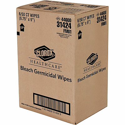 Clorox Healthcare Bleach Germicidal Wipes (CLO31424CT)