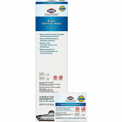Clorox Healthcare Bleach Germicidal Wipes (CLO31424PL)