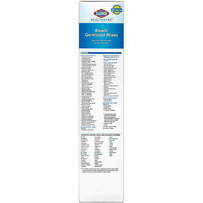 Clorox Healthcare Bleach Germicidal Wipes (CLO31424PL)