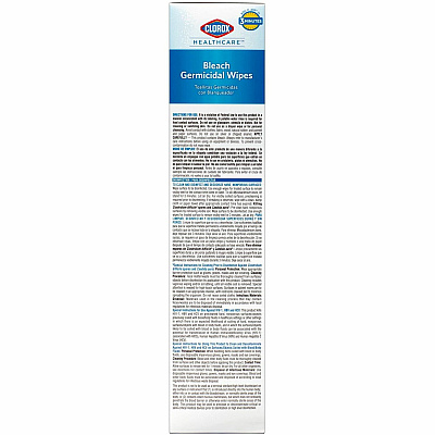 Clorox Healthcare Bleach Germicidal Wipes (CLO31424PL)