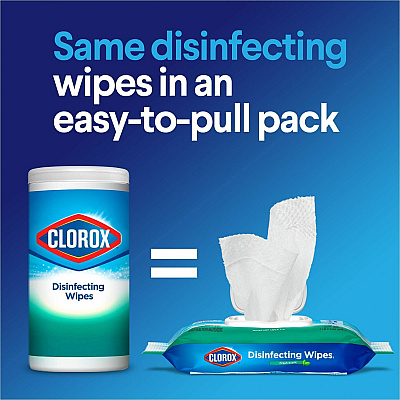 Clorox Bleach-free Disinfecting Cleaning Wipes (CLO31430BD)
