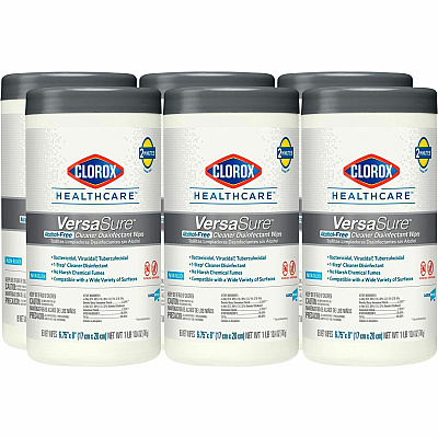 Clorox Healthcare VersaSure Cleaner Disinfectant Wipes (CLO31757)