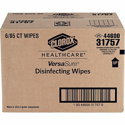 Clorox Healthcare VersaSure Cleaner Disinfectant Wipes (CLO31757)