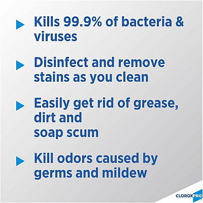CloroxPro Clean-Up Disinfectant Cleaner with Bleach (CLO35417BD)