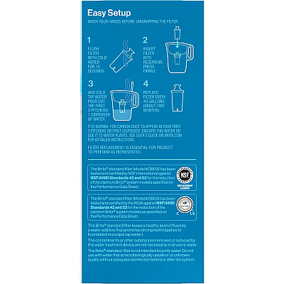 Brita Replacement Water Filter for Pitchers (CLO35503CT)