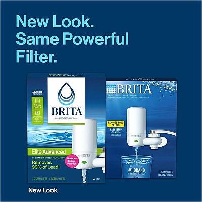 Brita Complete Water Faucet Filtration System with Light Indicator (CLO42201BD)