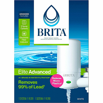 Brita Complete Water Faucet Filtration System with Light Indicator (CLO42201BD)