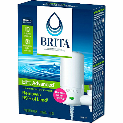 Brita Complete Water Faucet Filtration System with Light Indicator (CLO42201BD)
