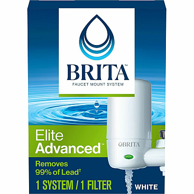 Brita Complete Water Faucet Filtration System with Light Indicator (CLO42201BD)