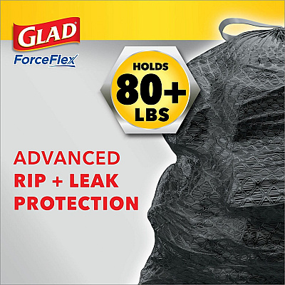 Glad ForceFlexPlus Large Drawstring Trash Bags (CLO70359PL)