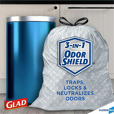 CloroxPro ForceFlex Tall Kitchen Drawstring Trash Bags (CLO70427PL)
