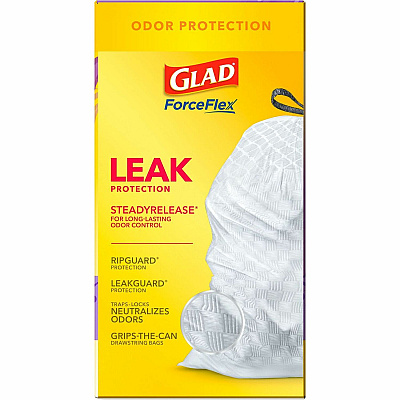 Glad ForceFlex Tall Kitchen Drawstring Trash Bags (CLO78902PL)