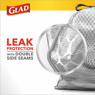 Glad ForceFlex Tall Kitchen Drawstring Trash Bags (CLO78902PL)