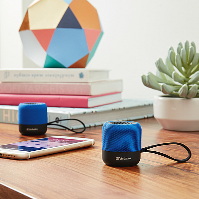 Verbatim Portable Bluetooth Speaker System - Blue (70229)
