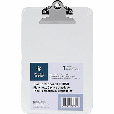 Business Source Plastic Clipboard (BSN01858)