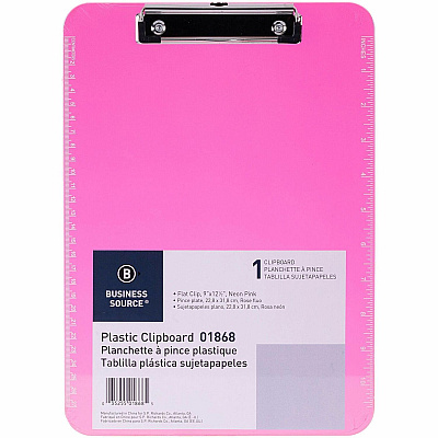 Business Source Flat Clip Clipboard (BSN01868)