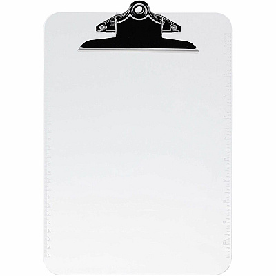 Business Source Spring Clip Plastic Clipboard (BSN01860BX)