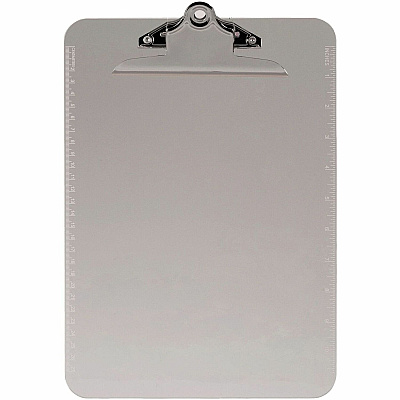 Business Source Spring Clip Plastic Clipboard (BSN01861BX)