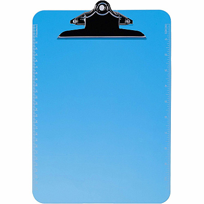Business Source Spring Clip Plastic Clipboard (BSN01863)