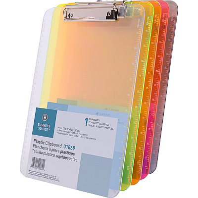 Business Source Flat Clip Clipboard (BSN01866BD)
