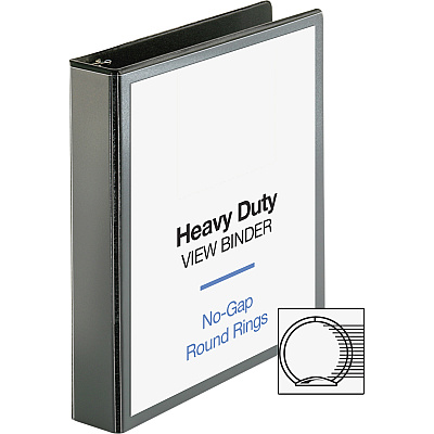 Business Source Premium Round Ring View Binder (BSN19650)
