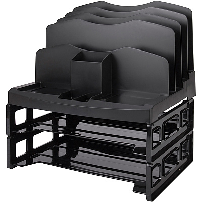Business Source Smart Sorter Letter Tray/Organizer (BSN26372)