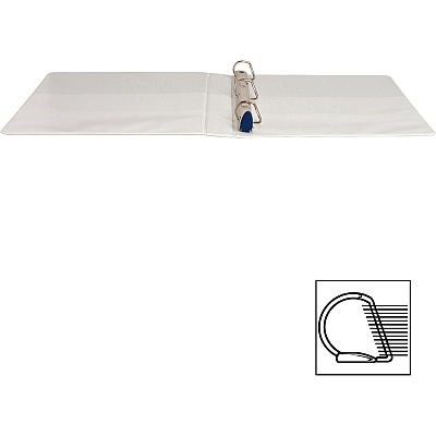 Business Source Locking D-Ring View Binder (BSN26955)