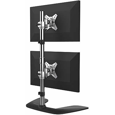 StarTech Vertical Dual Monitor Stand 27 Inch Vesa (ARMDUOVS)
